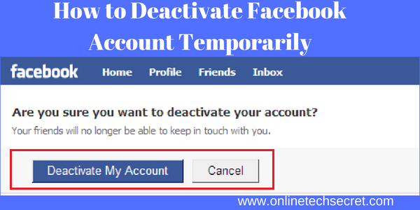 How to Deactivate Facebook Account – Easy Guide